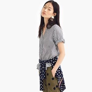 J.Crew short-sleeve button-up shirt in stripe